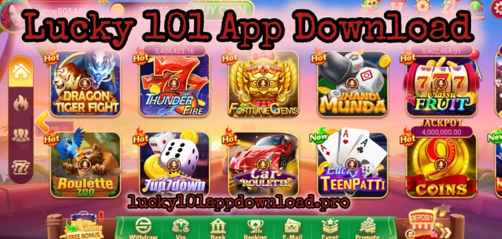 How to download Lucky 101 App