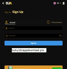 Dua66 Game Login Page